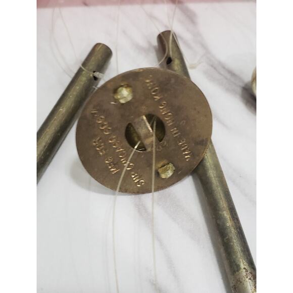 MCM Christmas Tree Wind Chime Hong Kong Kitschy Holiday Decor NOEL santa - Picture 4 of 6